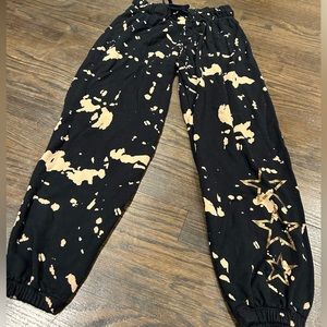 flowers by Zoe soft bleached joggers with star detail